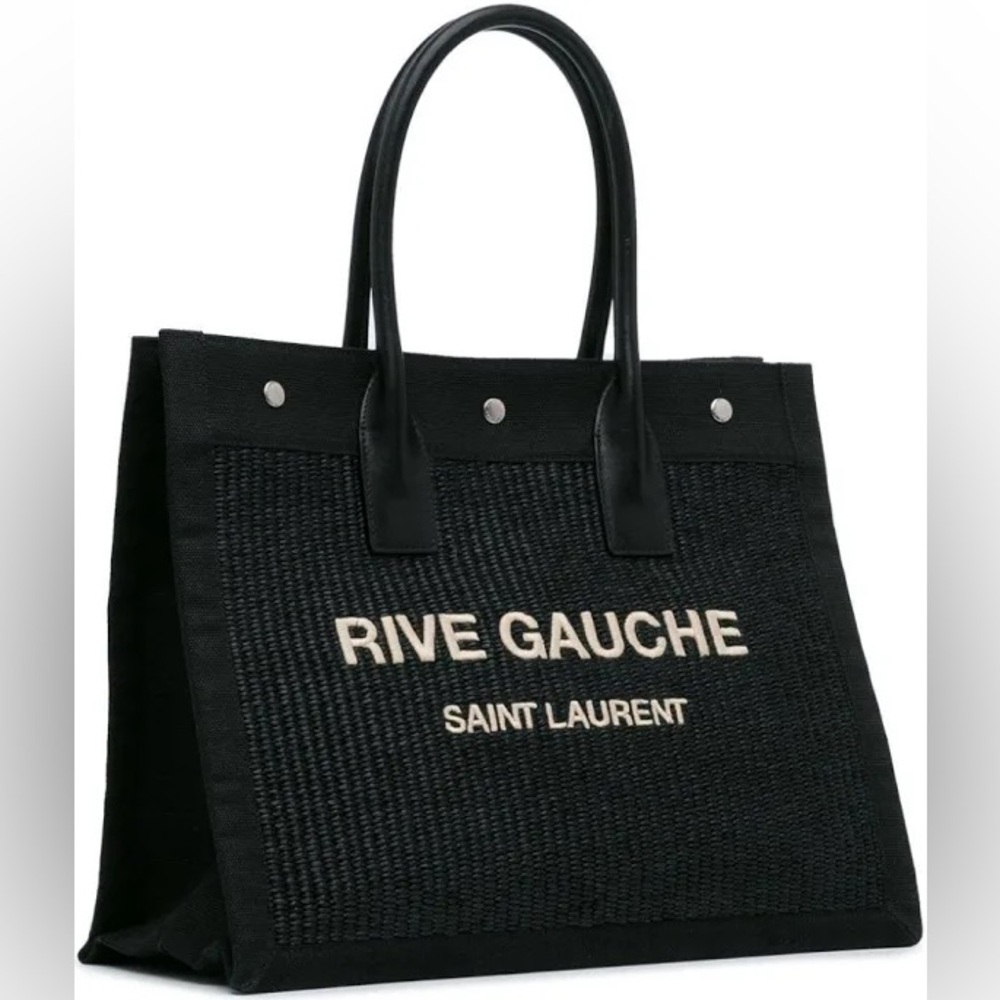 Saint Laurent Women's Raffia Rive Gauche
Tote Bag